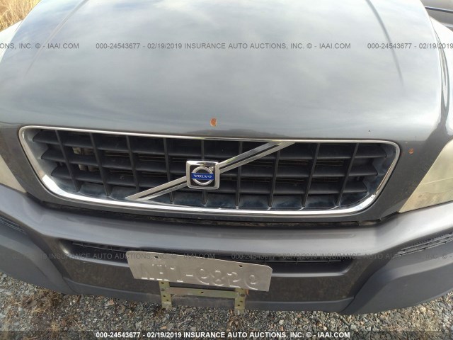 YV4CZ592961273197 - 2006 VOLVO XC90 GRAY photo 6