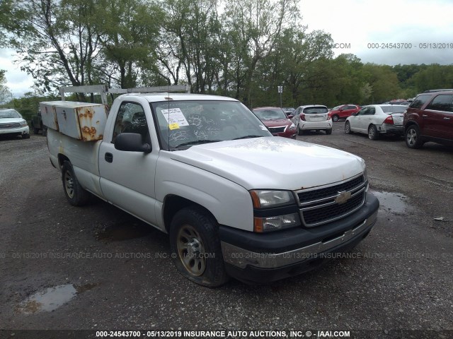 3GCEC14X97G197055 - 2007 CHEVROLET SILVERADO C1500 CLASSIC WHITE photo 1