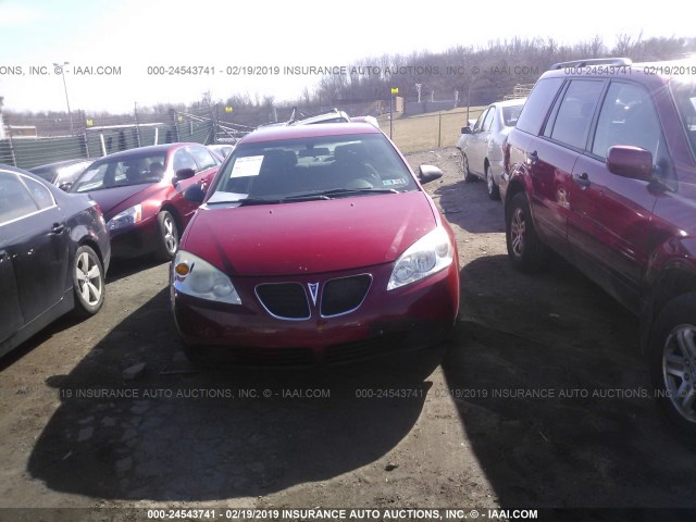 1G2ZF58B074253819 - 2007 PONTIAC G6 VALUE LEADER/BASE RED photo 6