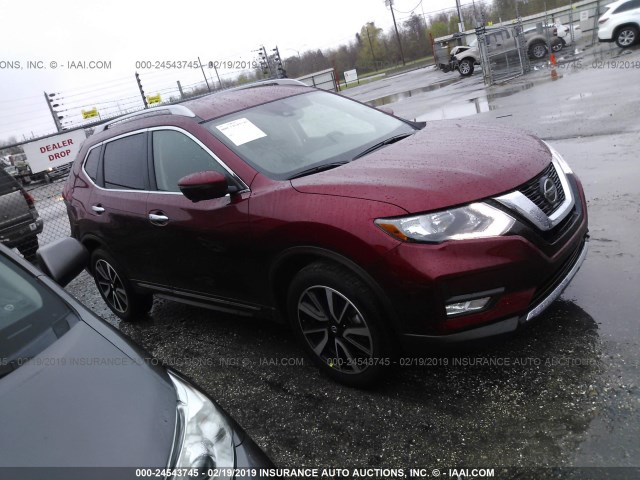 5N1AT2MV8KC704523 - 2019 NISSAN ROGUE RED photo 1