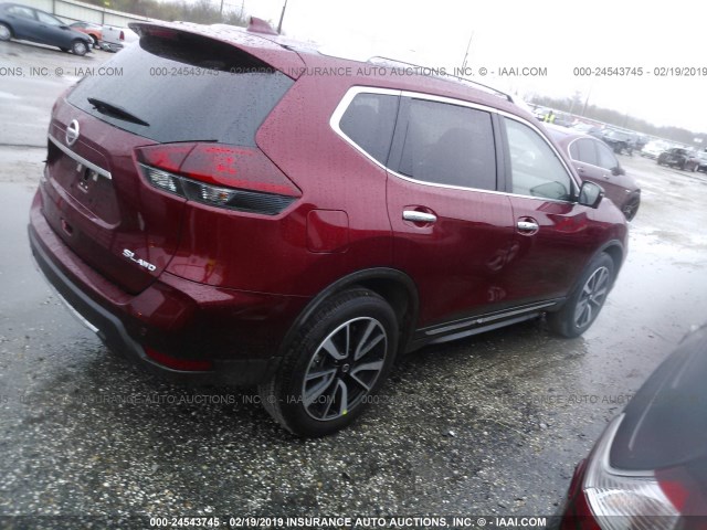 5N1AT2MV8KC704523 - 2019 NISSAN ROGUE RED photo 4