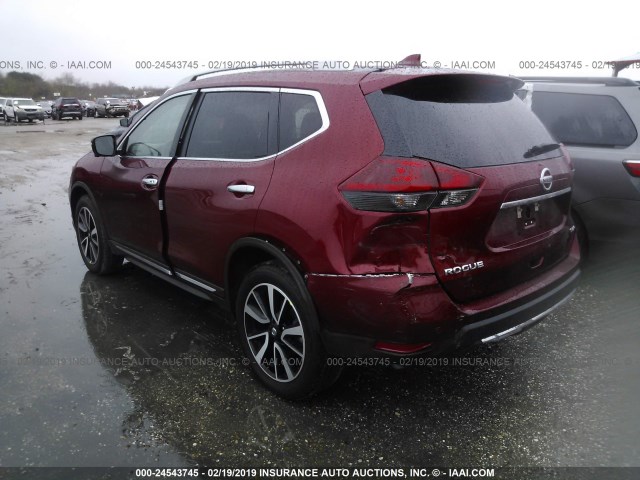 5N1AT2MV8KC704523 - 2019 NISSAN ROGUE RED photo 6