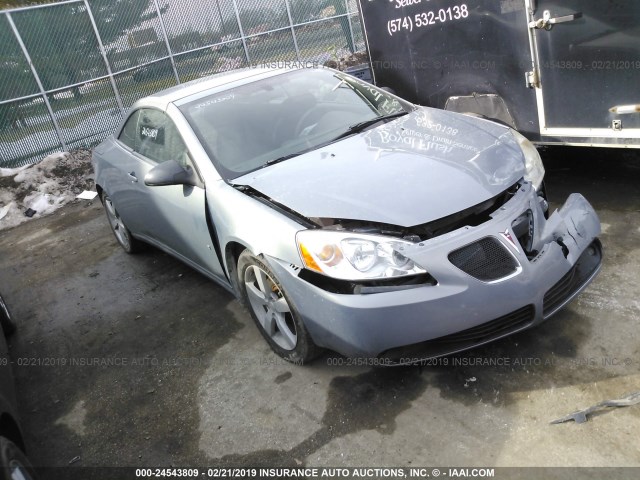 1G2ZH36N374250375 - 2007 PONTIAC G6 GT SILVER photo 1