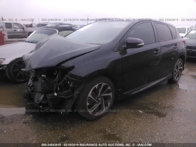 JTNKARJE3GJ512775 - 2016 TOYOTA SCION IM BLACK photo 2