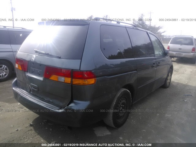 5FNRL18053B027936 - 2003 HONDA ODYSSEY EXL GRAY photo 4