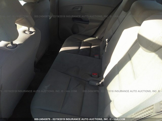 JHMZE2H55AS009155 - 2010 HONDA INSIGHT LX GRAY photo 8