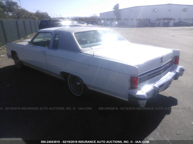 9Y81S698166 - 1979 LINCOLN CONTINENTAL  白色 照片 3