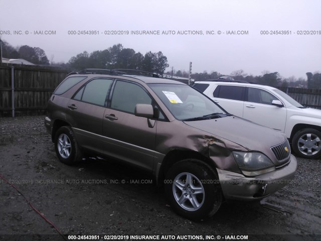 JT6GF10U9X0019797 - 1999 LEXUS RX 300 GOLD photo 1