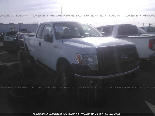 1FTFX1EF0EKF29033 - 2014 FORD F150 SUPER CAB WHITE photo 1