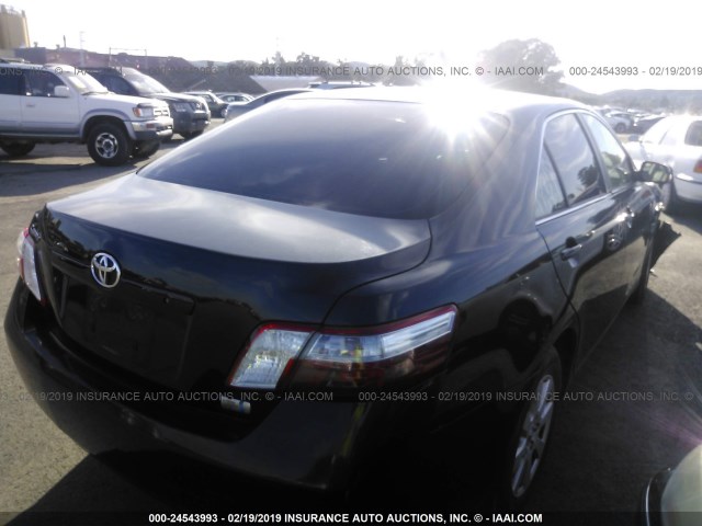 4T1BB46K97U007062 - 2007 TOYOTA CAMRY NEW GENERAT HYBRID BLACK photo 4