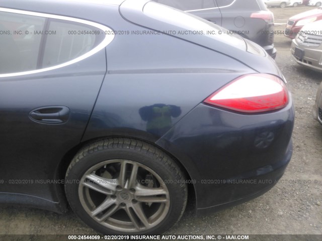 WP0AB2A71AL065560 - 2010 PORSCHE PANAMERA BLUE photo 6