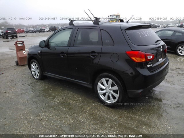 4A4AR3AU5EE015903 - 2014 MITSUBISHI OUTLANDER SPORT ES BLACK photo 3