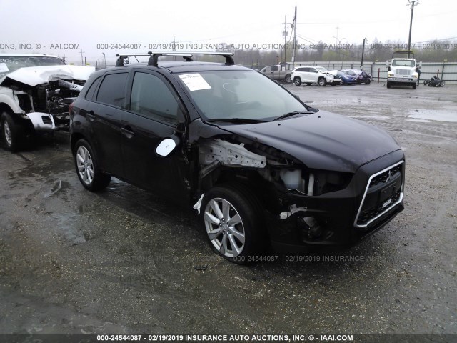 4A4AR3AU5EE015903 - 2014 MITSUBISHI OUTLANDER SPORT ES BLACK photo 6