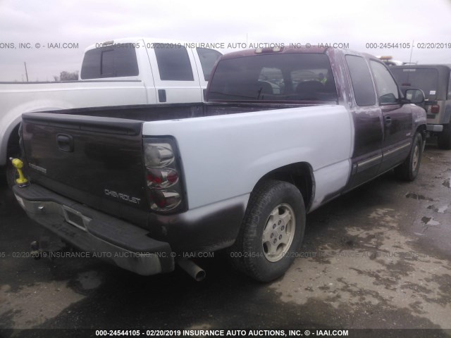 2GCEC19TXX1266088 - 1999 CHEVROLET SILVERADO C1500 RED photo 4