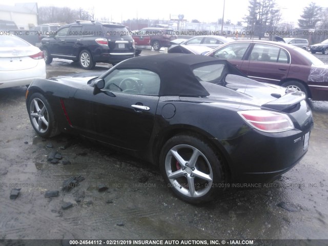 1G8MF35X08Y112439 - 2008 SATURN SKY REDLINE BLACK photo 3