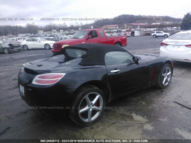 1G8MF35X08Y112439 - 2008 SATURN SKY REDLINE BLACK photo 4