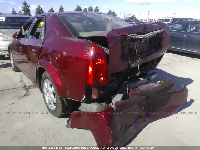 1G6DM57T170148514 - 2007 CADILLAC CTS RED photo 3