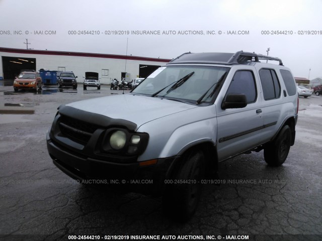 5N1ED28T53C656133 - 2003 NISSAN XTERRA XE/SE SILVER photo 2