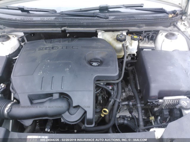 1G1ZA5EUXCF355099 - 2012 CHEVROLET MALIBU LS WHITE photo 10