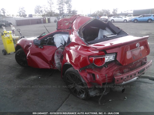 JF1ZNAA18D2727781 - 2013 TOYOTA SCION FR-S RED photo 3