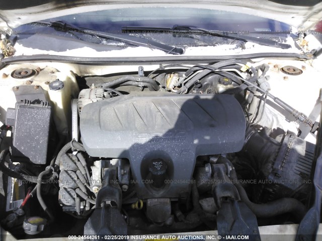 2G2WP552271165015 - 2007 PONTIAC GRAND PRIX WHITE photo 10