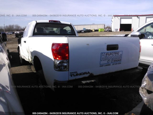 5TFLT52147X003346 - 2007 TOYOTA TUNDRA WHITE photo 3