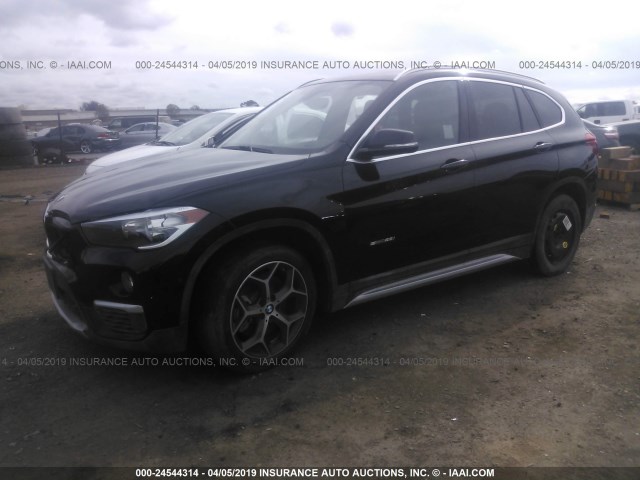 WBXHU7C39H5H35442 - 2017 BMW X1 SDRIVE28I BLACK photo 2