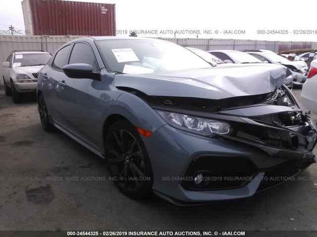 SHHFK7H45HU425391 - 2017 HONDA CIVIC SPORT 灰色 照片 1