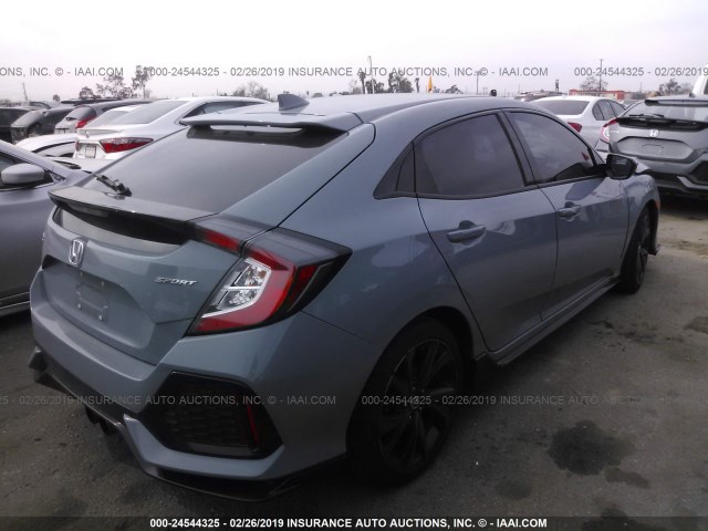 SHHFK7H45HU425391 - 2017 HONDA CIVIC SPORT 灰色 照片 4