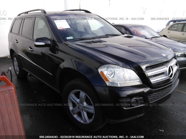 4JGBF71E57A183163 - 2007 MERCEDES-BENZ GL 450 4MATIC BLACK photo 1