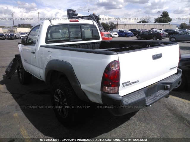 5TENX62N26Z267839 - 2006 TOYOTA TACOMA PRERUNNER WHITE photo 3