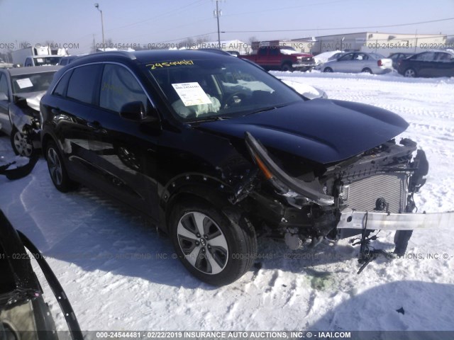 KNDCB3LC5J5124848 - 2018 KIA NIRO FE/LX BLACK photo 1