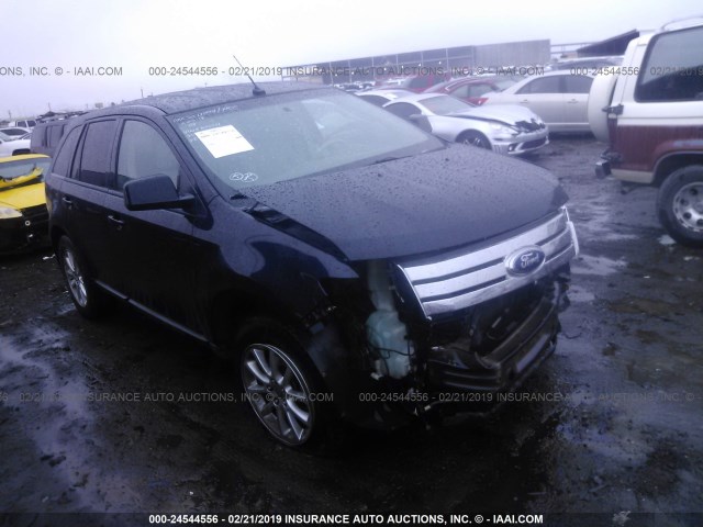 2FMDK3JCXABA26784 - 2010 FORD EDGE SEL BLUE photo 1