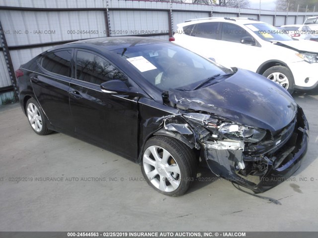 5NPDH4AE3DH438998 - 2013 HYUNDAI ELANTRA GLS/LIMITED BLACK photo 1