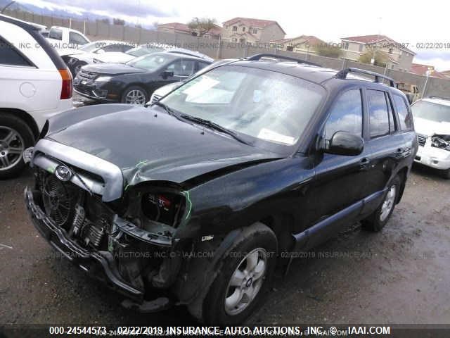 KM8SC13D46U100331 - 2006 HYUNDAI SANTA FE GLS/LIMITED GREEN photo 2