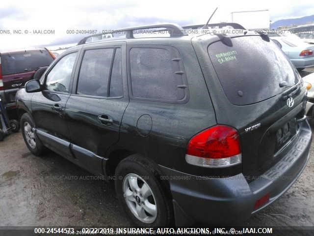 KM8SC13D46U100331 - 2006 HYUNDAI SANTA FE GLS/LIMITED GREEN photo 3