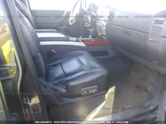 5N3AA08A86N801112 - 2006 INFINITI QX56 GRAY photo 5