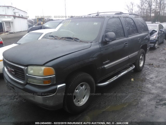 1GKEK13Z13J121929 - 2003 GMC YUKON BLACK photo 2