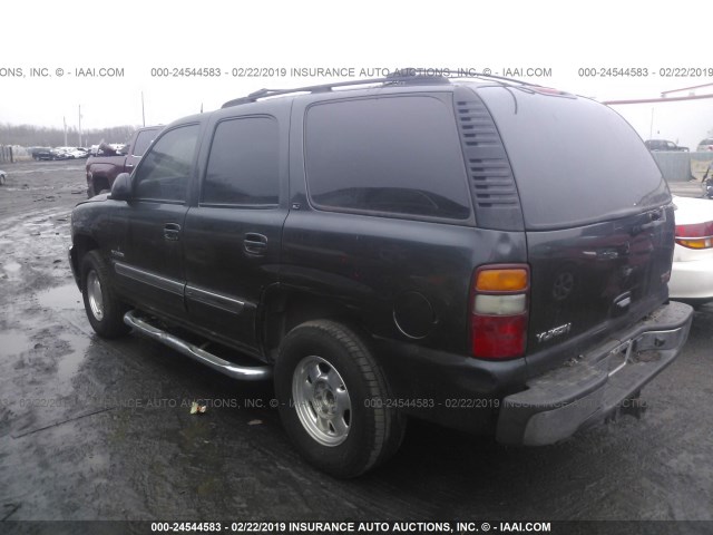 1GKEK13Z13J121929 - 2003 GMC YUKON BLACK photo 3