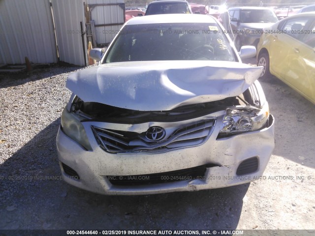 4T1BF3EK6BU210550 - 2011 TOYOTA CAMRY SE/LE/XLE 灰色 照片 6