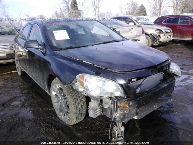 1G1ZK57719F226309 - 2009 CHEVROLET MALIBU LTZ BLACK photo 1