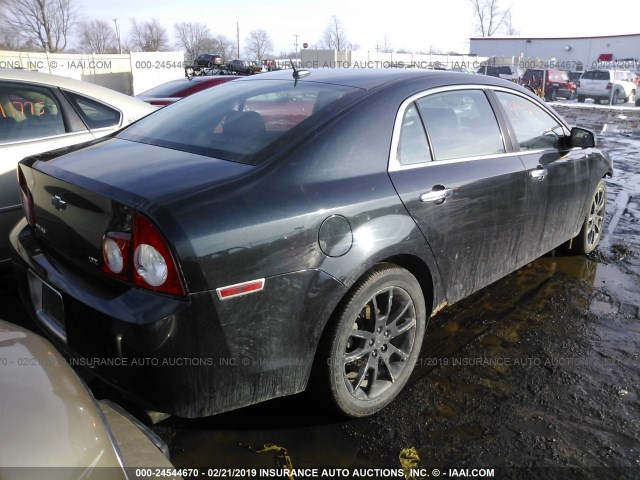 1G1ZK57719F226309 - 2009 CHEVROLET MALIBU LTZ BLACK photo 4