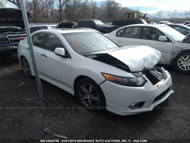 JH4CU2F83CC002773 - 2012 ACURA TSX SE WHITE photo 1