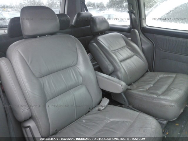 2HKRL18912H575737 - 2002 HONDA ODYSSEY EXL SILVER photo 8