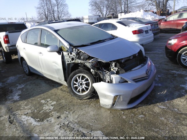 JTDZN3EU6C3125139 - 2012 TOYOTA PRIUS V SILVER photo 1