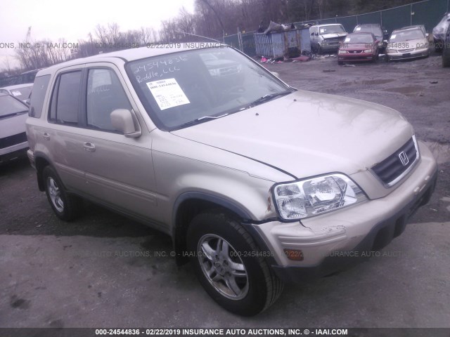 JHLRD18701C006628 - 2001 HONDA CR-V SE/LE GOLD photo 1