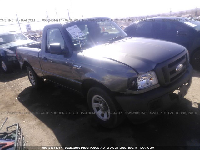 1FTYR10D47PA11876 - 2007 FORD RANGER GRAY photo 1
