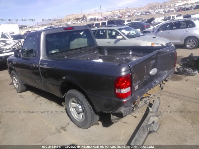 1FTYR10D47PA11876 - 2007 FORD RANGER GRAY photo 3