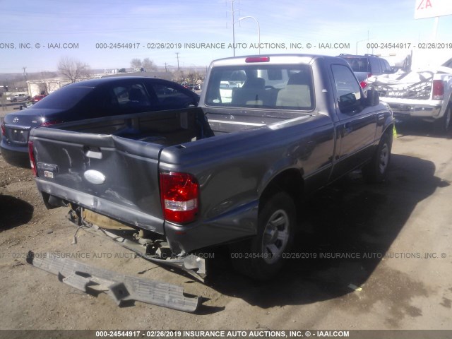 1FTYR10D47PA11876 - 2007 FORD RANGER GRAY photo 4
