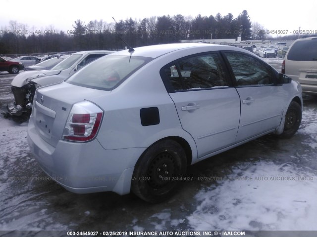 3N1AB61E39L689949 - 2009 NISSAN SENTRA 2.0/2.0S/2.0SL SILVER photo 4